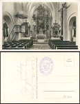 83256 Frauenworth am Chiemsee Klosterkirche Hochaltar gebr. 1936