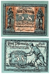 Freiberg Saxony 5 Pfennig emergency money 1920 mining