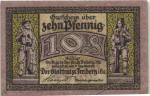 Freiberg Sachsen Notgeldschein 1918 Bergmann