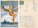 09599 Freiberg Saxony city festival artist card G. Hoffmann o 5.7.1925