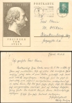 Freiherr vom Stein 1831 stationary 6 Pfennig Ebert o Erfurt 4.10.1931