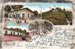 01705 Freital Deuben Restaurant Zechels Hoehe Litho o 1900