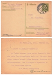 Friedrich Ebert 6 Pfennig postal stationery German Empire o Bad Kissingen 2/2/1933