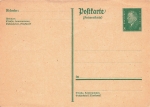 Friedrich Ebert 8 Pfennig postal stationery reply card German Empire *
