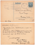 Bavaria 30 Pfennig postal stationery P128 German Empire on o Munich 21.2.1921