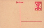 10 Pfennig German National Assembly 1919 postal stationery German Empire *