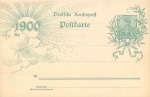 Year 1900 postal stationery of the German Reich *