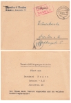 Fee paid on local map o Dresden October 10, 1945