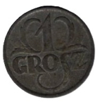 Generalgouvernement 1 Grosz 1939 Polen