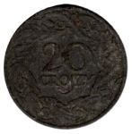 Generalgouvernement 20 Groszy 1923 (1940) Polen