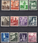 Generalgouvernement Michel 40-51 o gestempelt Freimarken 1940