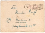 Gera roter Gebühr bezahlt Stempel auf Brief o 23.7.1948