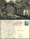 Gera-Kaimberg country postmark on postcard Goethehauschen o 1.8.1962