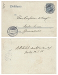 Germania 2 Pfennig postal stationery German Empire o Dresden 23.1.1905
