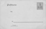 Germania 2 Pfennig postal stationery German Empire *