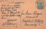 Germania 30 Pfennig postal stationery German Empire o Kotzschenbroda 12/26/1920