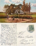 Gerstenhauer Künstlerkarte Bauernhaus o 20.10.1909