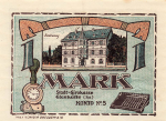 01768 Glashütte Sachsen Notgeldschein 1 Mark 1921