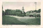 Glauchau Sachsen Marktplatz mit Rathaus o 1936