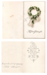 Congratulations on the wedding flower veil * around 1925