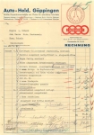 Göppingen Auto Union, Magirus (Audi) Auto-Held Briefkopf 1937