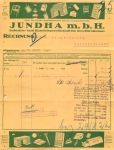 Goppingen office supplies Jundha letterhead 1922