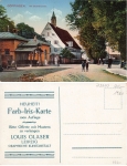 Goppingen Am Sauerbrunnen Advertising print Louis Glaser Leipzig * approx. 1920 on the back