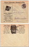 04639 Goessnitz Sachsen-Altenburg Advertising cover for the Ackermann company 03/01/1913