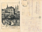 Goettingen beer riot 1881 Studentika artist card o ca.1923