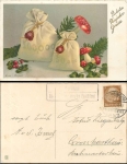 01877 Goldbach district of Bischofswerda country postmark on artist card S Hauffe o 22.12.1961