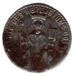 Gotha Duchy War Emergency Money 2 Pfennigs