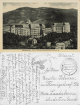 Graefenberg Silesia Priessnitz Sanatorium Lázně Jeseník Feldpost Schuetzen Btl. 550 o Freiwaldau 1941
