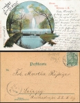 Grimma Sachsen Schwanenteich Verlag Franz koch o 18.3.1901