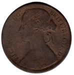 Großbritannien 1 Penny 1870 Victoria UK