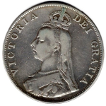 Großbritannien Double Florin (4 Shillings) 1889 Victoria
