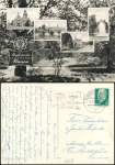 08538 Großzöbern-Burk Kreis Plauen Landpoststempel auf AK Plauen o 16.8.1962