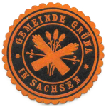 Grüna, Saxony – seal stamp (vignette), Chemnitz, circa 1920