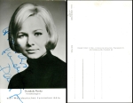 Gundula Panitz TV announcer original autograph wdr Westdeutsches Fernsehen Cologne