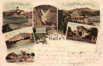 Halle Saale Gruss aus... Litho o 1902