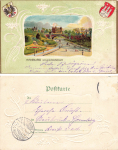 Hamburg Helgolanderallee Art Nouveau Praegelitho, o November 30, 1902