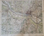 Hamburg and surrounding area standard sheet No. 33 map 1924