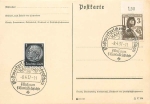 Postage stamp special show special cancellation Hamburg 36 8.4.1937