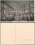 Chocolate factory Hamburg Wandsbek Reichardt cocoa factory packing room,* around 1910