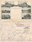 Hanau Main barracks of the railway regiment No.2 Rock postmark September 8th, 1917