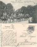 Hanover Herrenhaeuser Allee with cavalry o 25.11.05