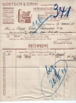 Hanover Wuelfel rubber goods factory Doetsch & Cahn letterhead 1914