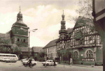 Harzgerode Markt mit Rathaus * 1973