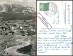 82493 House Kottmann Klais/Obb. Country postmark on postcard Wallgau o 5.7. 1958
