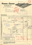 Heilbronn Seifenwerke Kraemer & Flammer letterhead with factory view 1940
