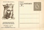 Kriegs-WHW (winter relief organization) postal stationery Heinrich I. (aristocracy)